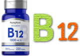 B12 ვიტამინი <br /> ციანკობალამინი <br /> 180 აბი / 1000 მკგ