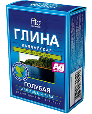 კოსმეტიკური ცისფერი თიხა