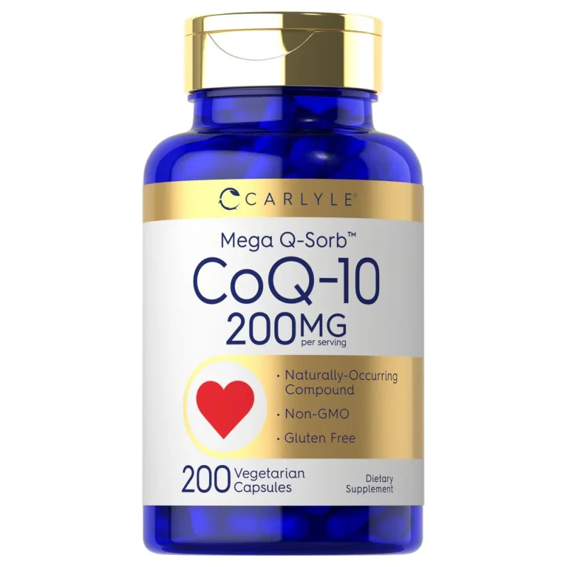 Carlyle Nutritionals კოენზიმი Q-10 ბოთლის თავსახური