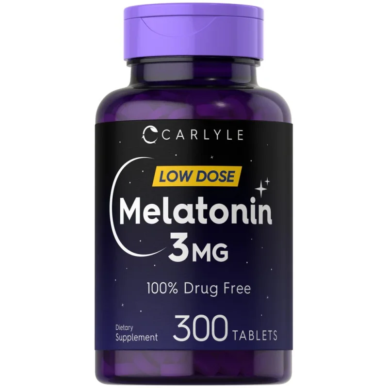 Carlyle Nutritionals - მელატონინი 3 მგ 300 ტაბლეტი