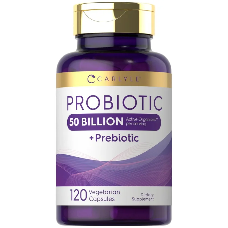 Carlyle Nutritionals პრებიოტიკი და პრობიოტიკი - წინა ხედი