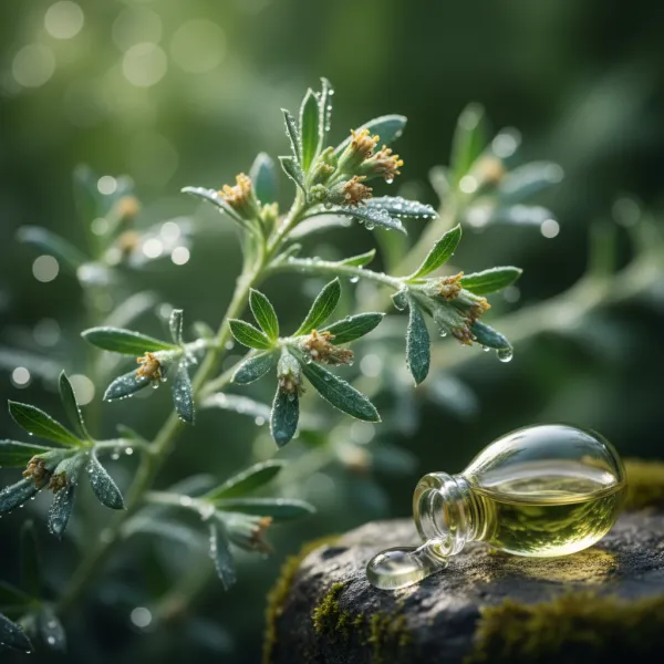 აბსინტინი-ის ბუნებრივი წყარო და ლაბორატორიული კვლევა