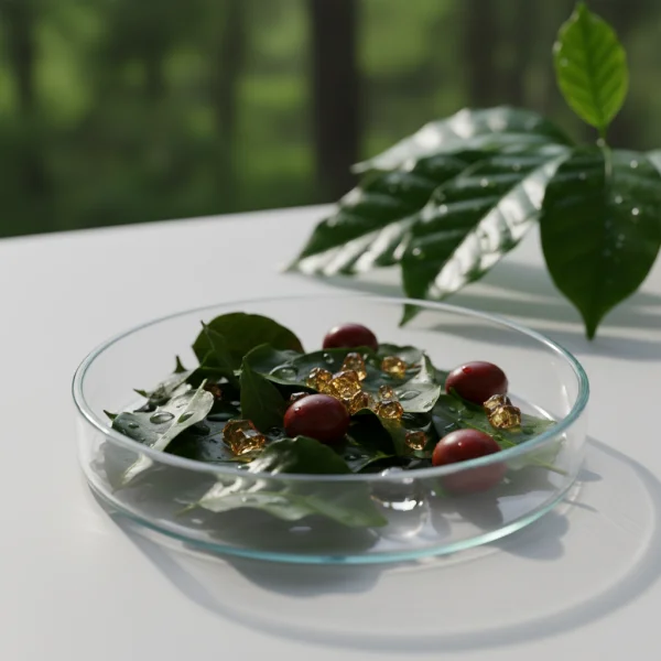 კოფეინის მჟავა-ის ბუნებრივი წყარო და ლაბორატორიული კვლევა